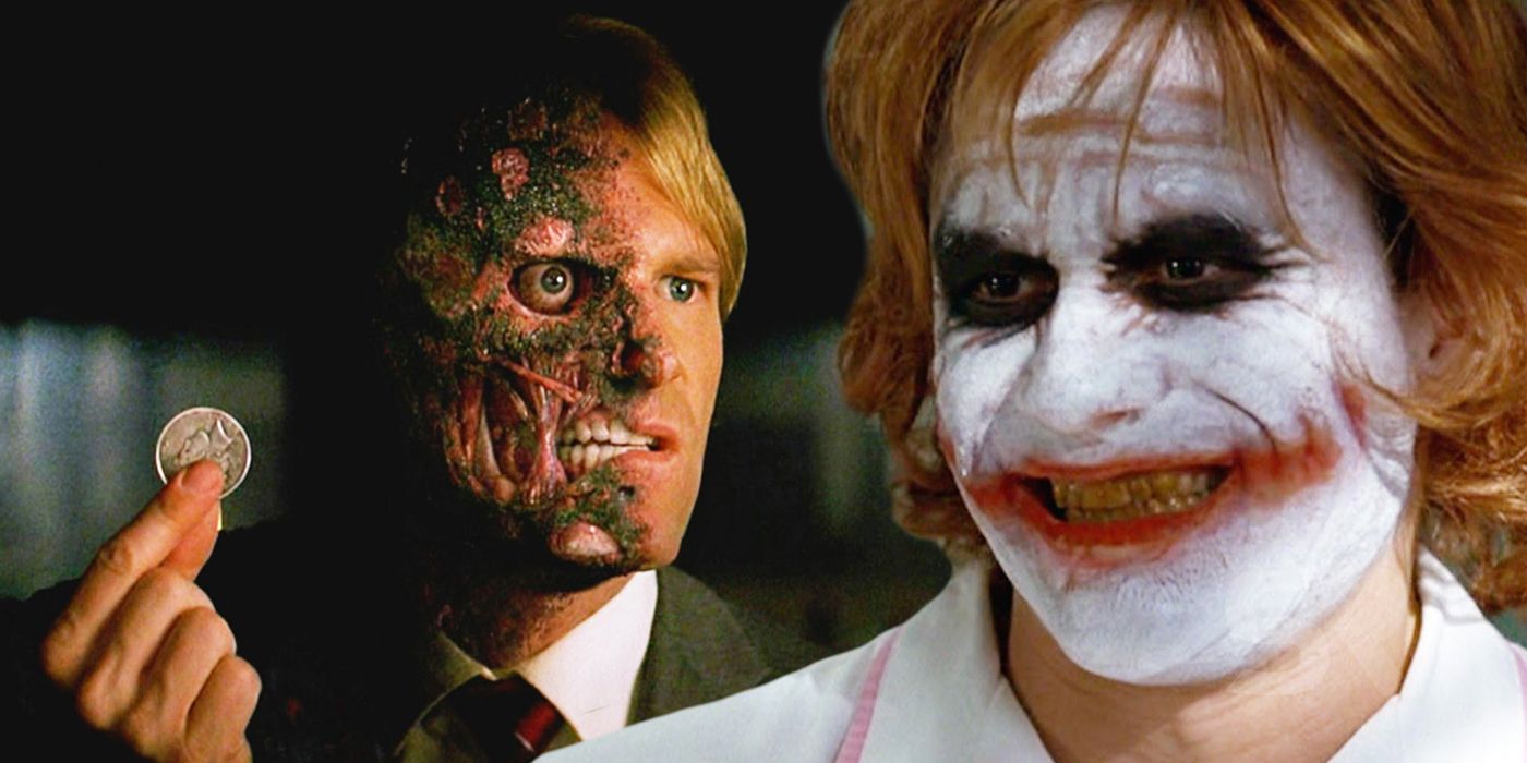 Dark Knight why Harvey Dent not recognize Joker nurse