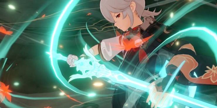 picture Kazuha Build genshin impact weapons artifacts