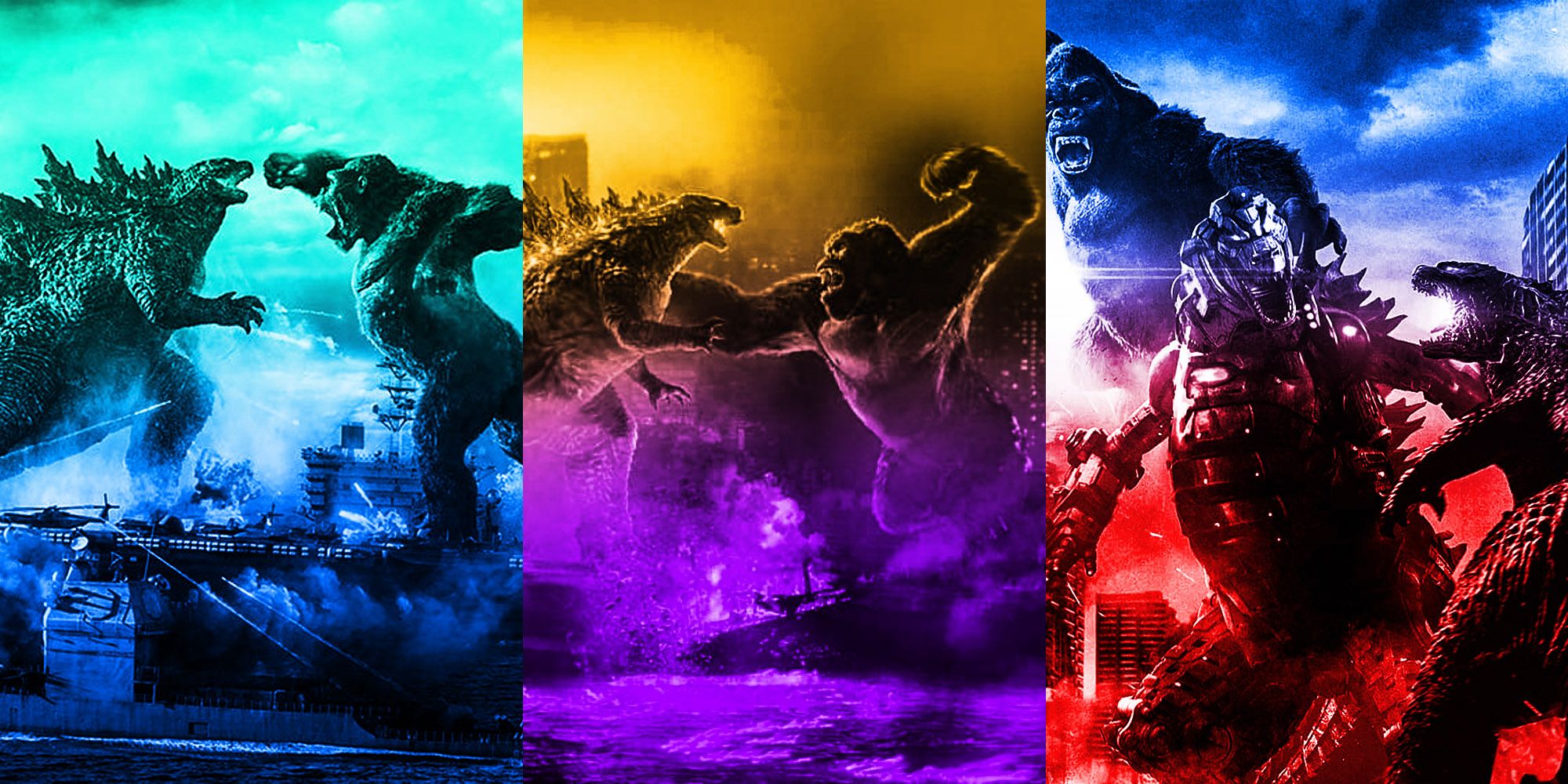 GvK's 3 Fights Create The Perfect Kong/Godzilla/MechaGodzilla Relationship
