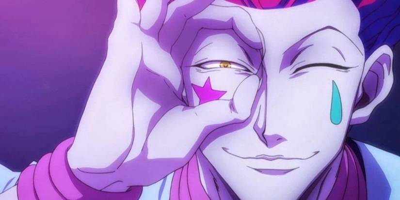 Hisoka de Hunter x Hunter fait un clin d'œil
