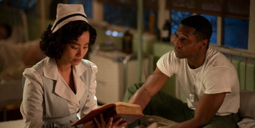 Jamie Chung in Lovecraft Country as a nurse.