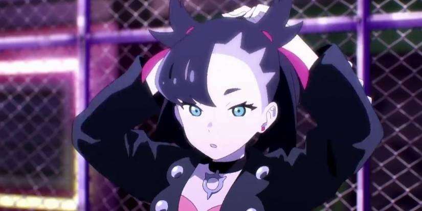 Marnie preparing for the Galarian Star Tournament in Pokémon: Twilight Wings