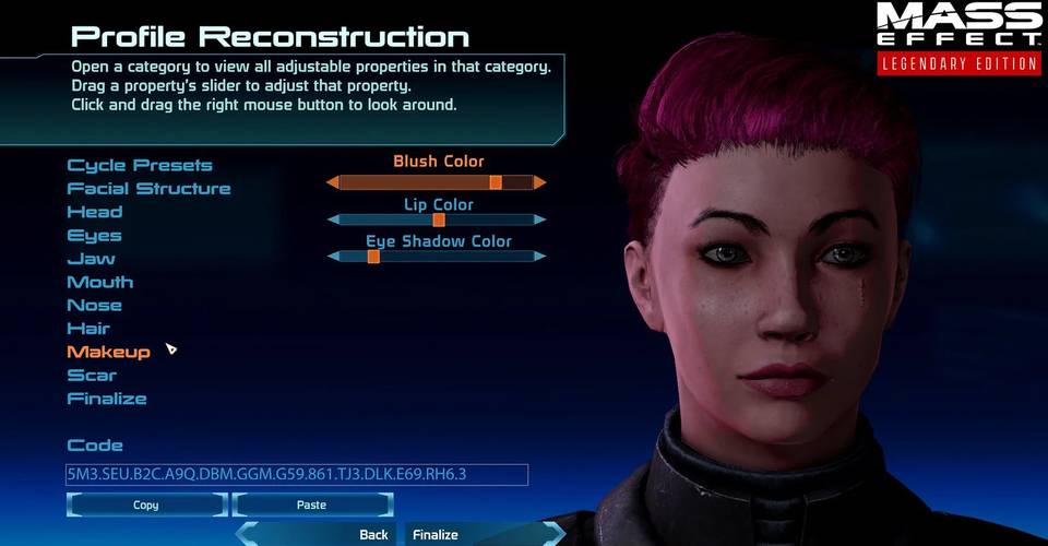 How Mass Effect Legendary Edition S Character Creation Is Different How Mass Effect Legendary Edition S Character Creation Is Different