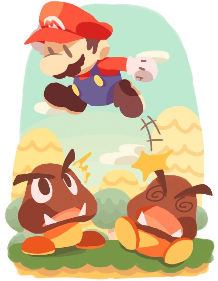 Squogs Paper Mario Arts & Crafts: 10 Adorable Pieces Of Paper Mario Fan Art That Nintendo ...