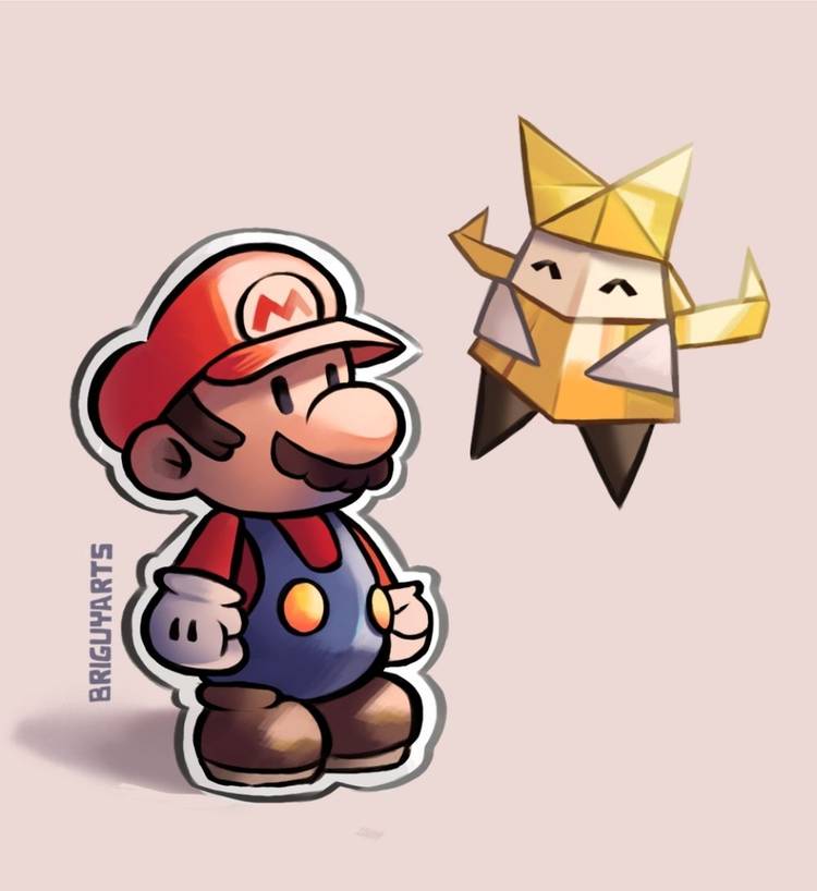 Paper Mario Refrence Arts & Crafts: 10 Adorable Pieces Of Paper Mario Fan Art That Nintendo ...