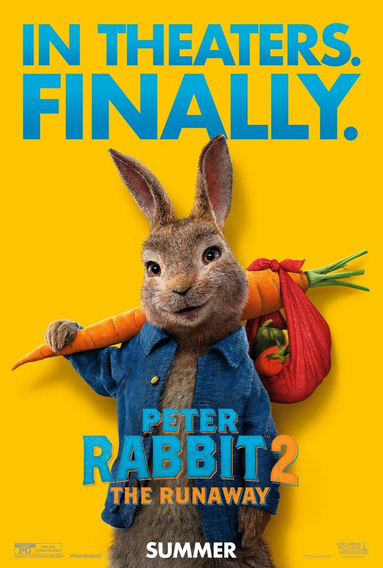 Peter Rabbit 2 Movie Trailer Features Skiing & Skydiving Rabbits