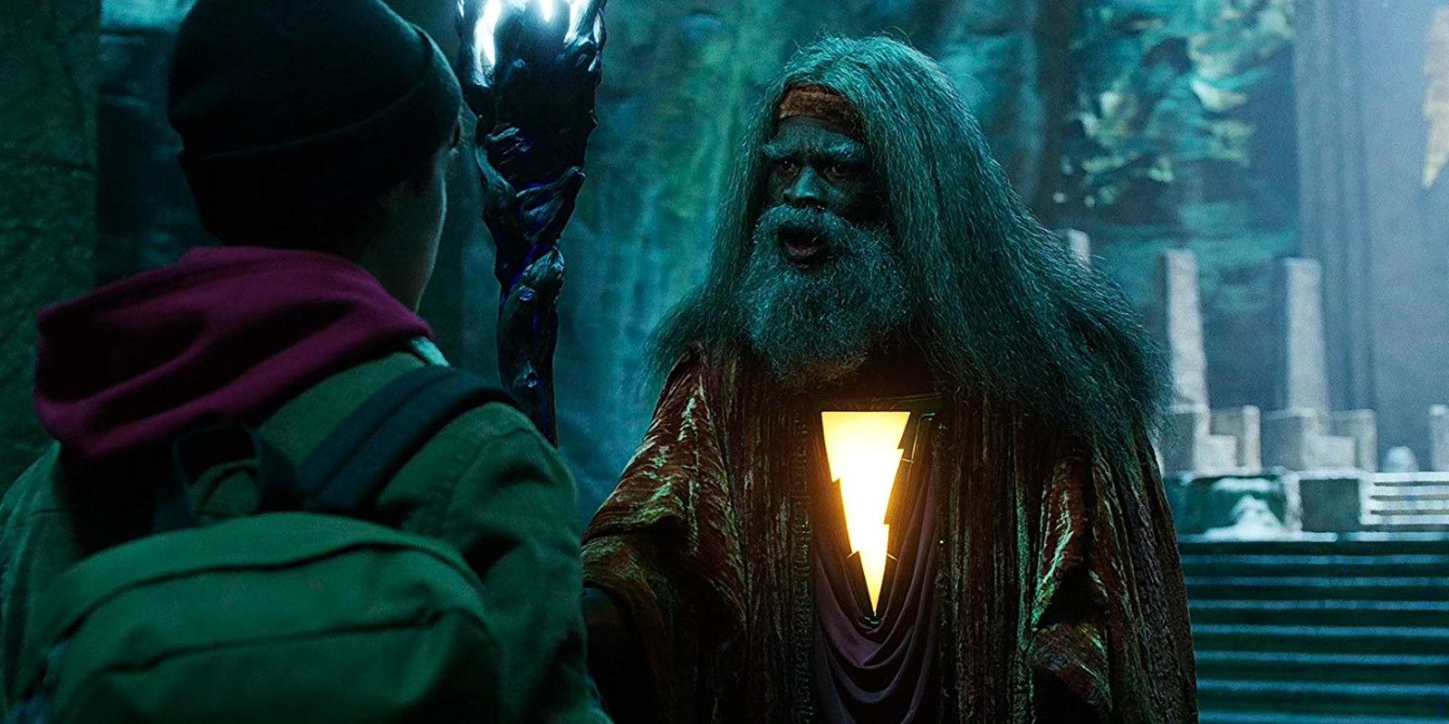 Shazam 2 Set Photo Shows Djimon Hounsou s Return As The Wizard