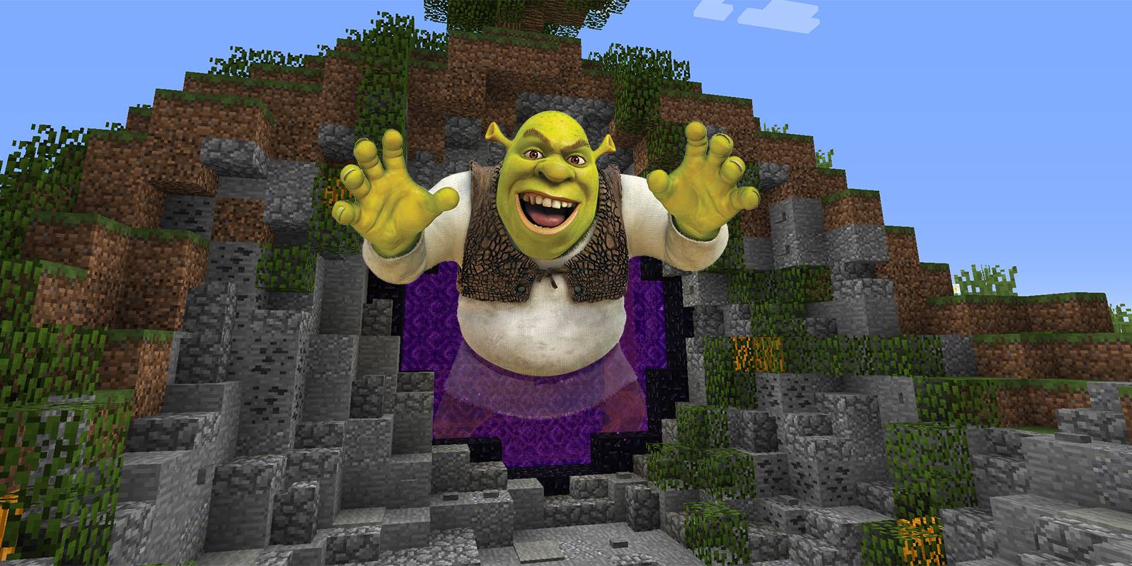 Minecraft Player Builds Shrek's Head Out of Rare Emerald Blocks