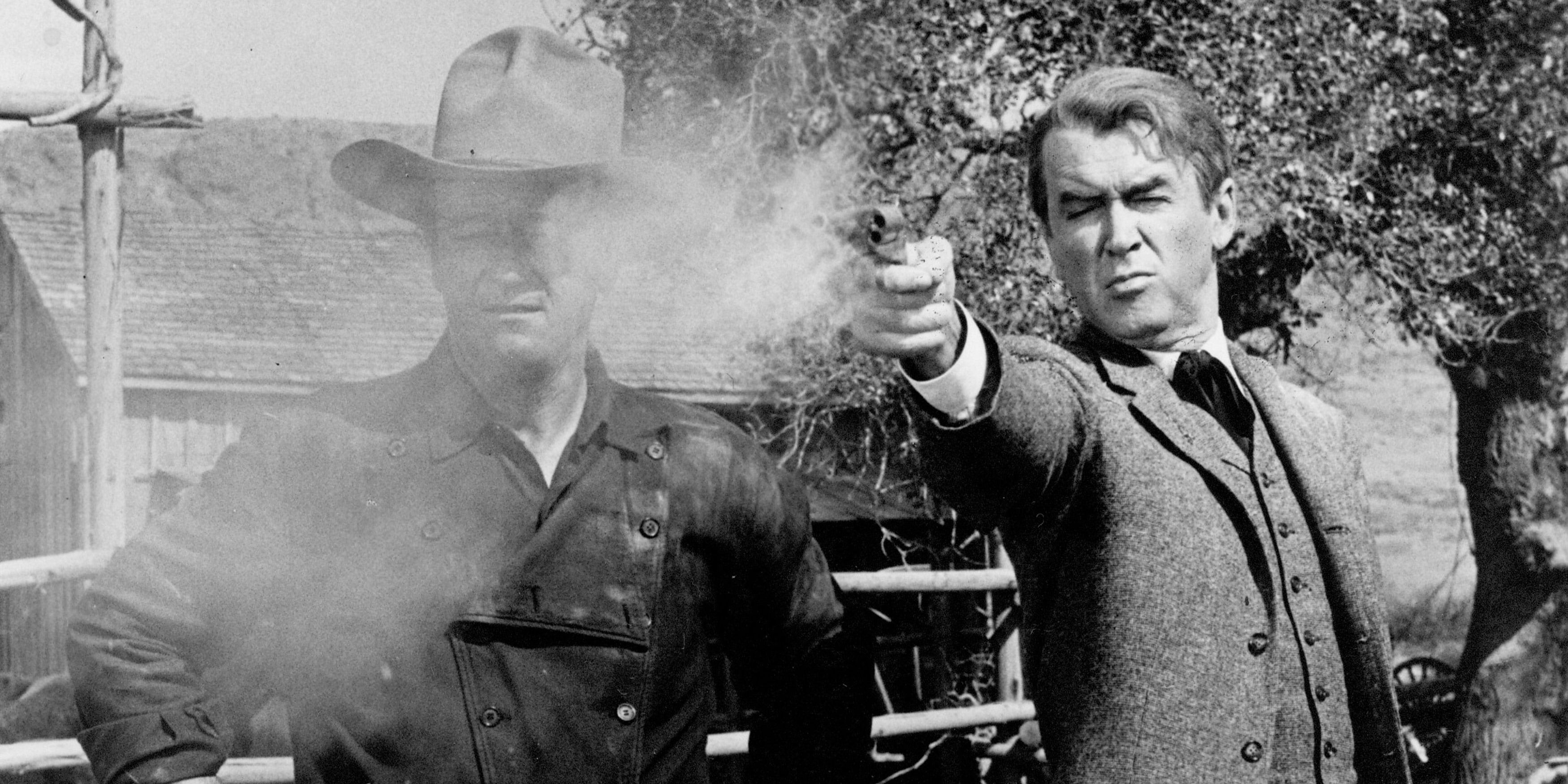 This 62-Year-Old Western Was John Wayne & James Stewart's First & Best Movie Team-Up