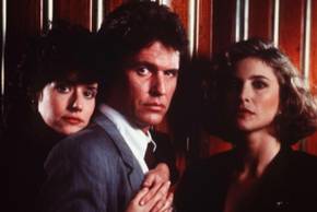 Tom Berenger, Mimi Rogers, and Lorraine Bracco on a promotional poster for Someone To Watch Over Me