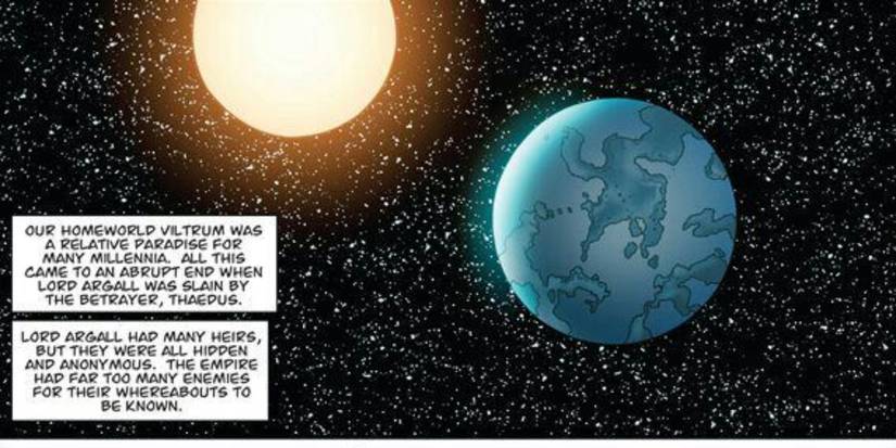 Viltrum Homeworld in image from Invincible Comic