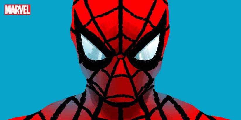 Life Story Annual #1 Header has Spidey staring directly at the viewer on a blue background.