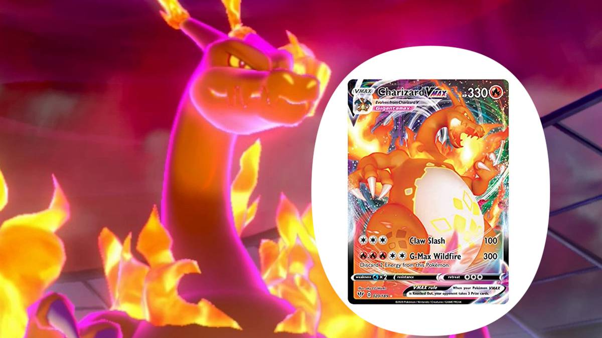 dynamax pokemon card Galarian Darmanitan VMAX (187/185) [Sword & Shield: Vivid Voltage] –  Galactic Gamez main image 1