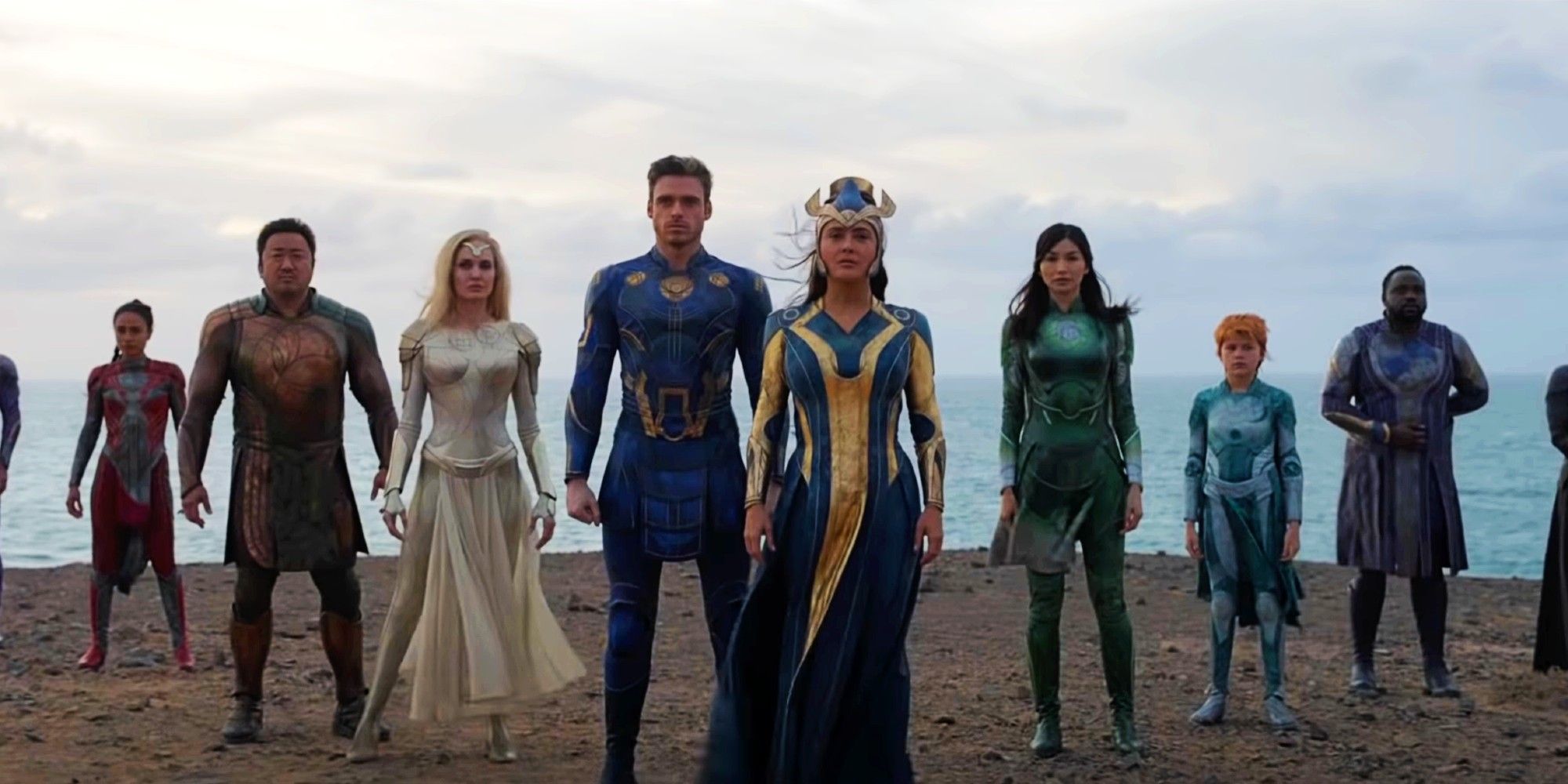 Eternals Movie Trailer Reveals Marvel's Ancient Superhero Team In Full  Costume