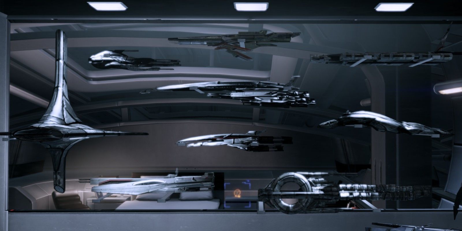 Mass Effect Spaceship Ship 3" Resin Model Collector Cruiser Vessel