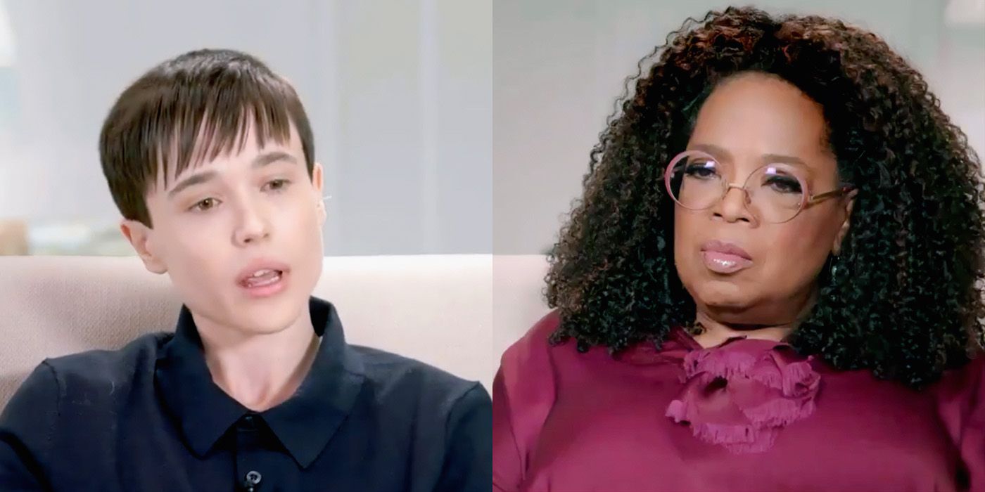 Oprah Was More Nervous Than Anything For Elliot Page Interview