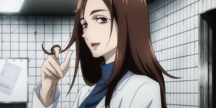 Shoko Ieiri Twisting Her Hair