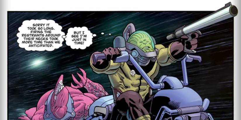 Space Racer flying through space in Invincble comics