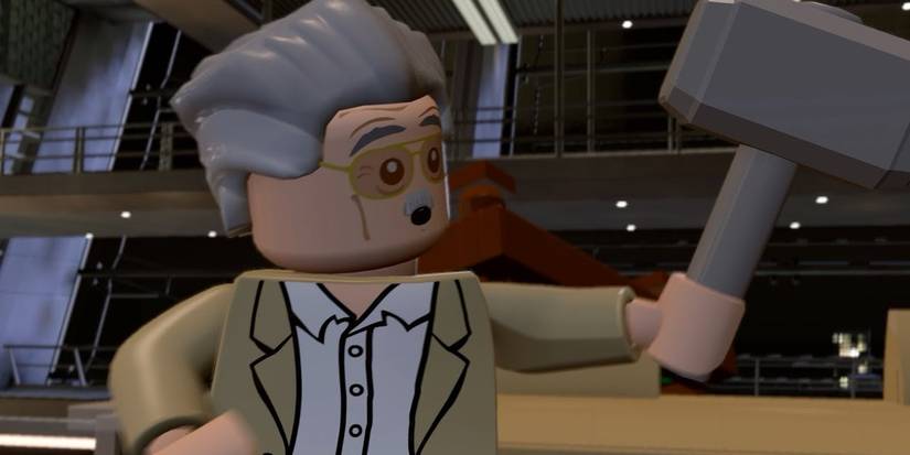Stan Lee - Stan Lee With Hammer