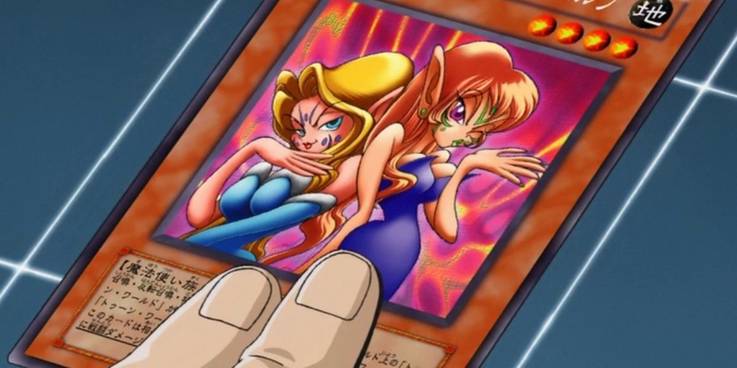 Yugioh Pegasus uses Toon Gemini Elf in his duel against Kaiba