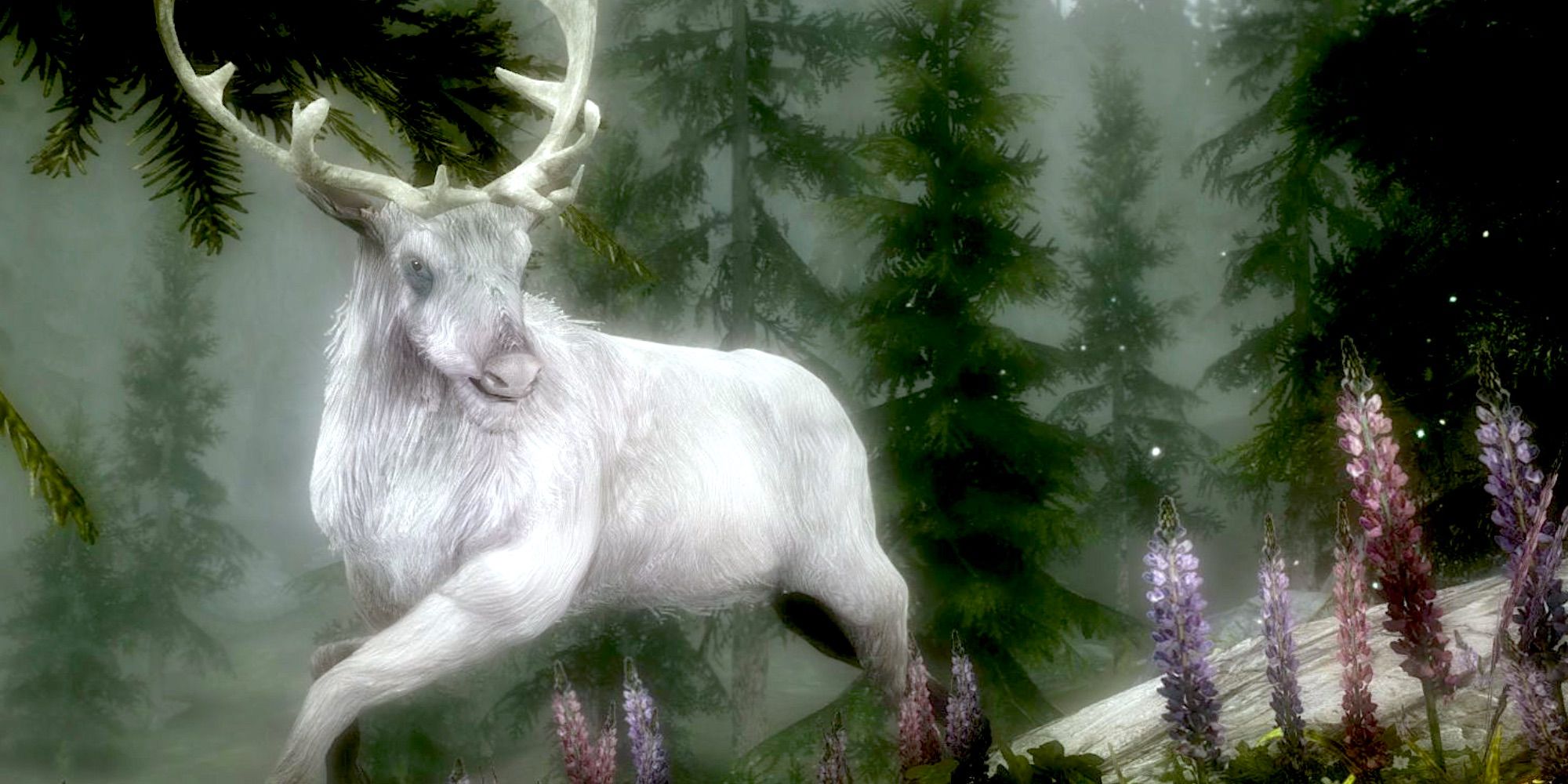 White Stag Hircine Ill Met By Moonlight