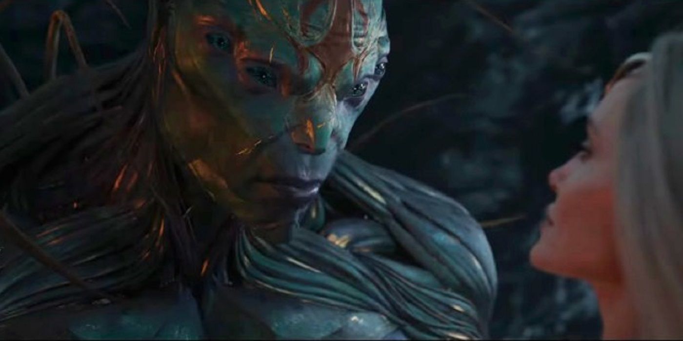 Kro facing off against Thena in Eternals