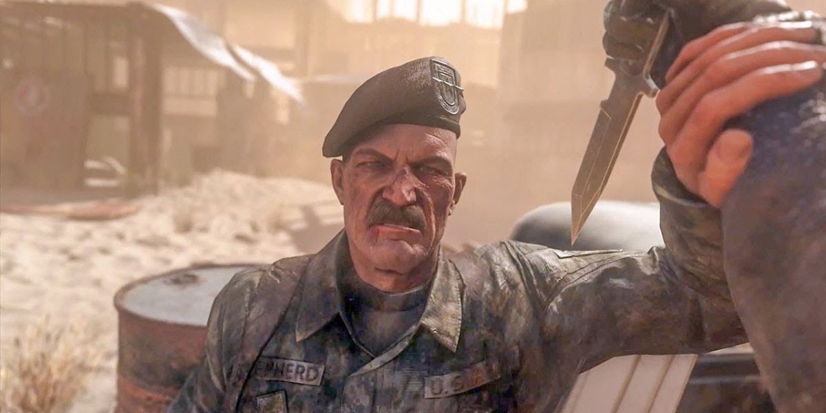 Call of Duty Modern Warfare Stabbing General Shepherd