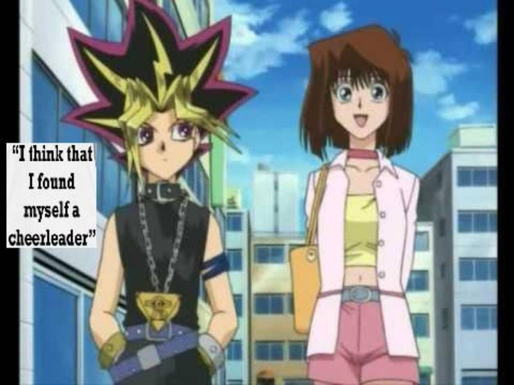 Yugioh cheerleader meme