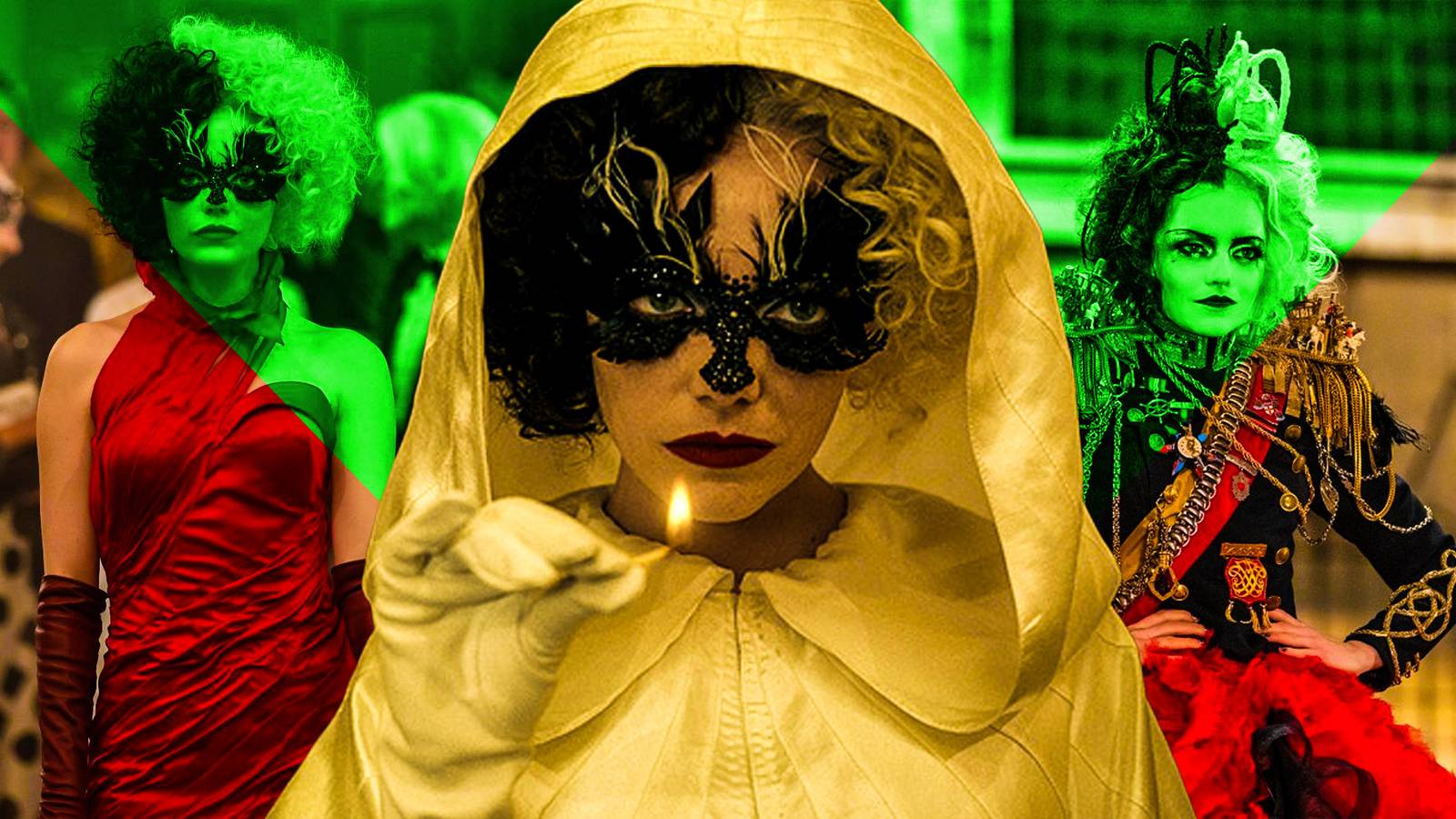 Every Costume & Outfit Adult Cruella Wears