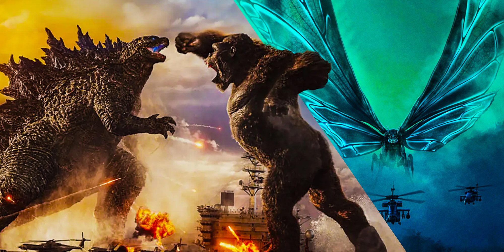 Godzilla vs Kong Hinted At Mothra Fighting In The Original Titan War