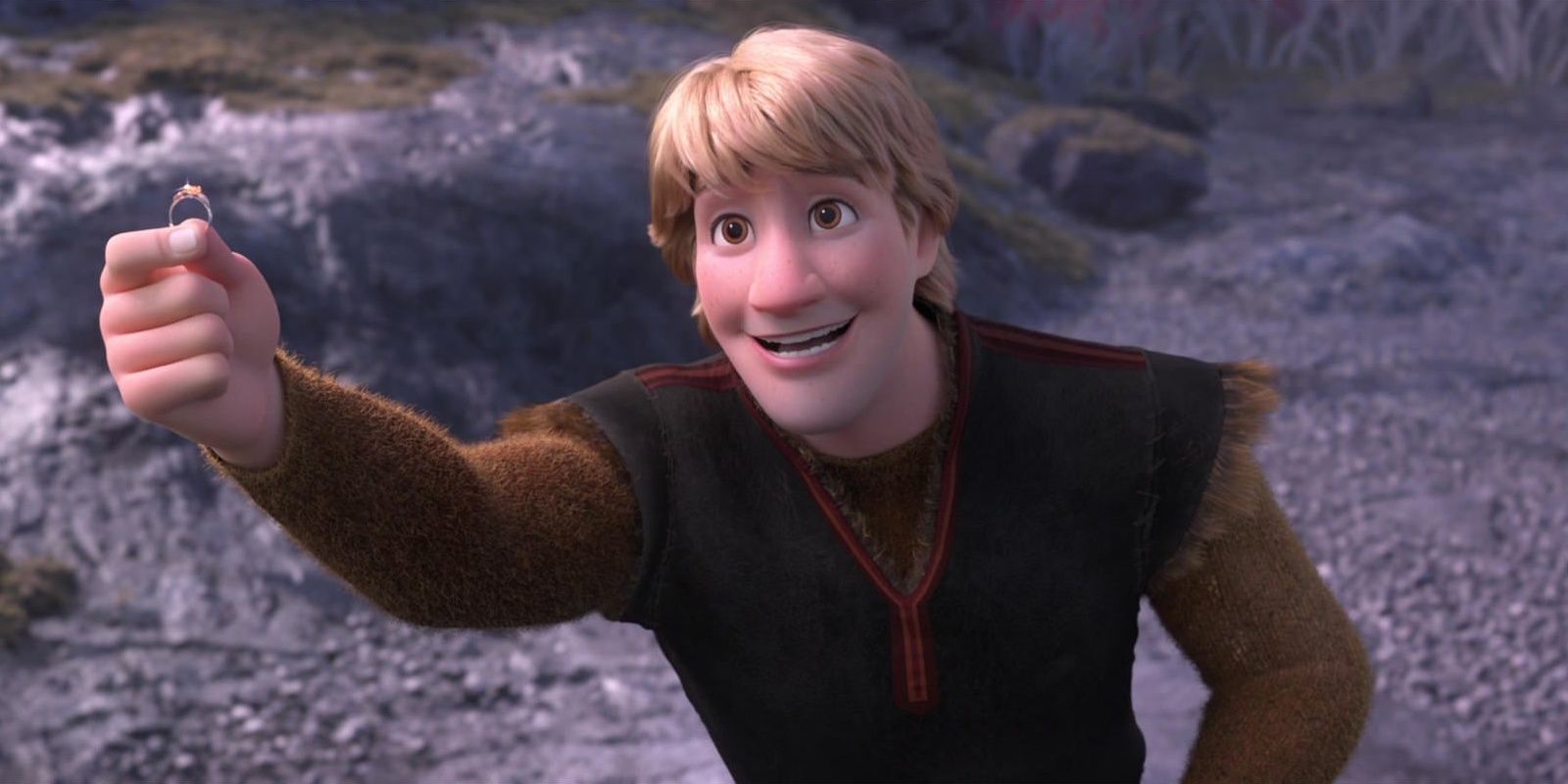 Kristoff proposes to Anna in Frozen 2 Cropped