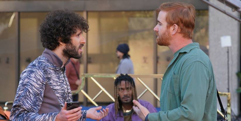 Lil Dicky and Andrew Santino argue in Dave
