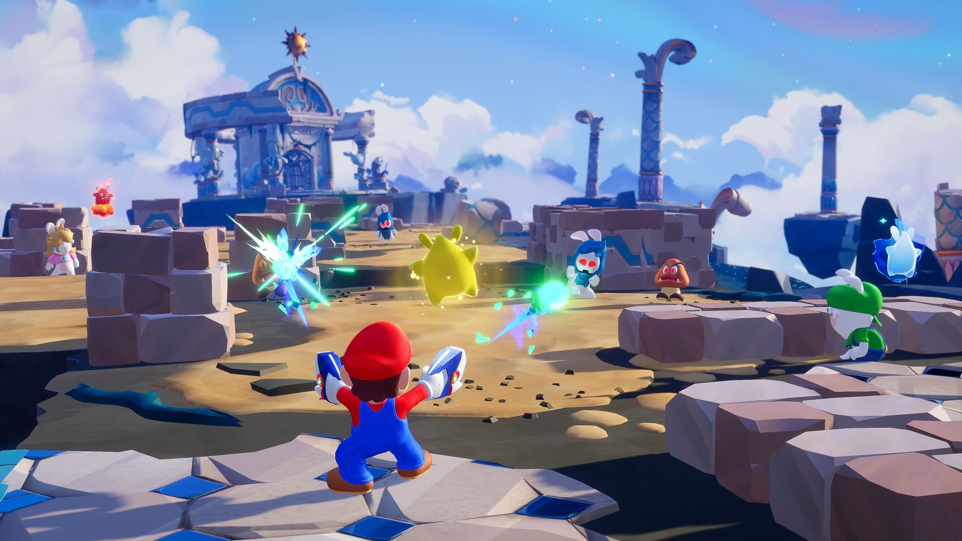 Mario + Rabbids: Sparks of Hope - Combat With Mario
