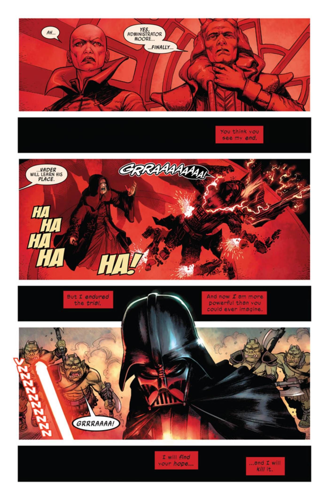 Star Wars Darth Vader Goes HeadtoHead With Empires IG88
