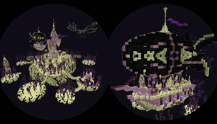 Minecraft End Cities Reimagined In Massive Player Build