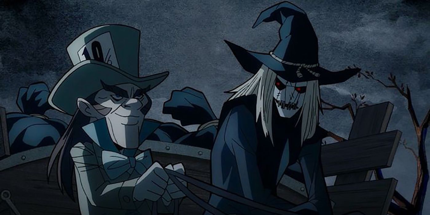 Scarecrow and The Mad Hatter in Batman The Long Halloween Part 2
