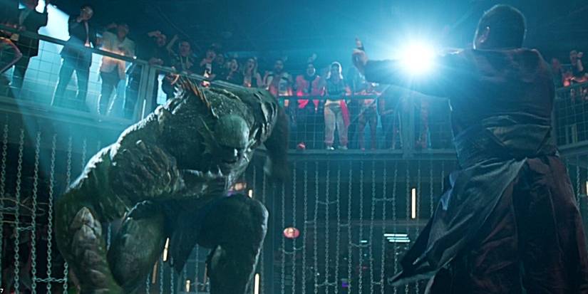 Shang-Chi Abomination Fighting In Ring