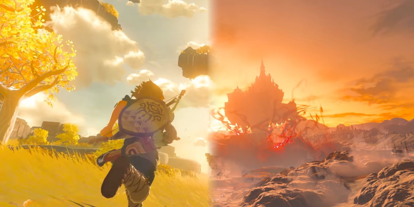 Botw 2 Trailer Comparison Shows How Link Hyrule Have Changed