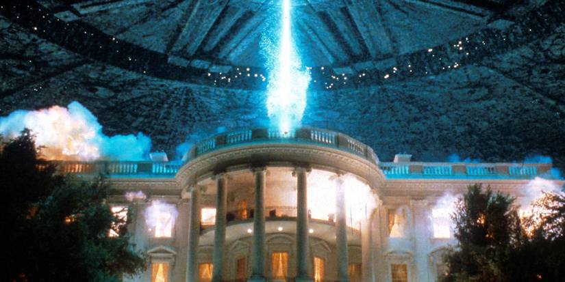 White House Exploding How Independence Day's Iconic White House Explosion Was Filmed Without CGI