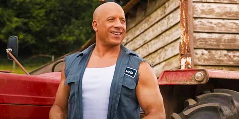 Vin Diesel as Dom on his farm in F9: The Fast Saga