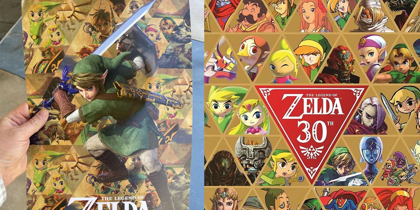 Nintendo Accused Of Reusing Old Zelda Poster For 35th Anniversary