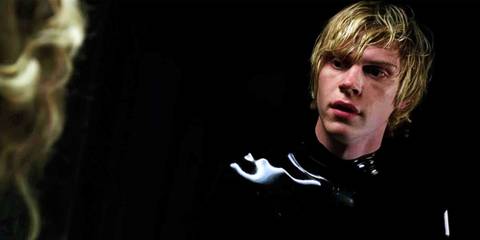 Tate Langdon (played by Evan Peters) dressed as the Rubberman in Murder House