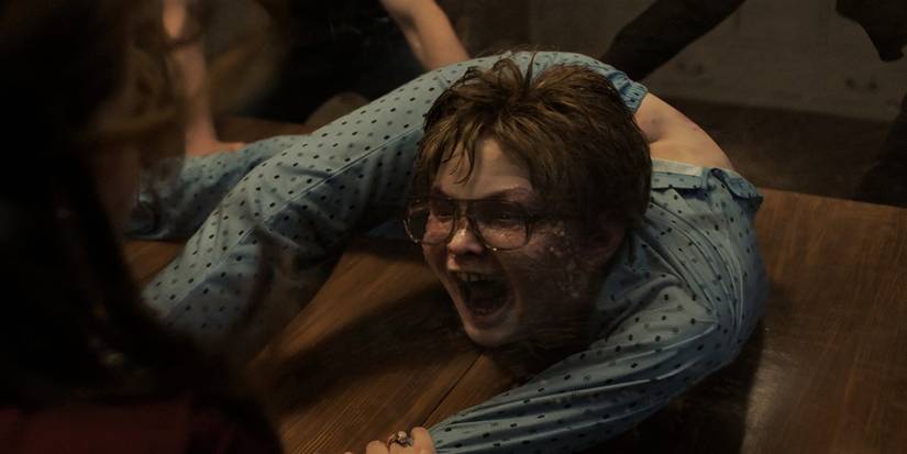 Julian Hilliard as David Glatzel possessed in The Conjuring 3