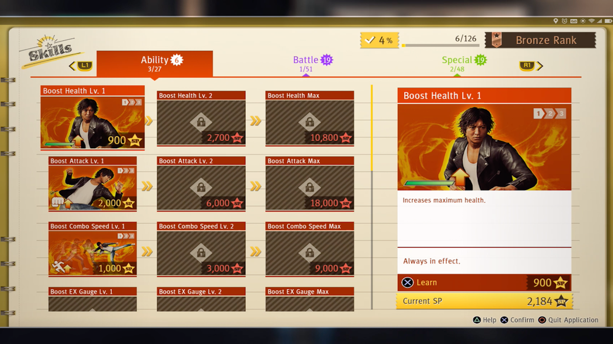 Judgment: How to Get More SP (The Fast Way)