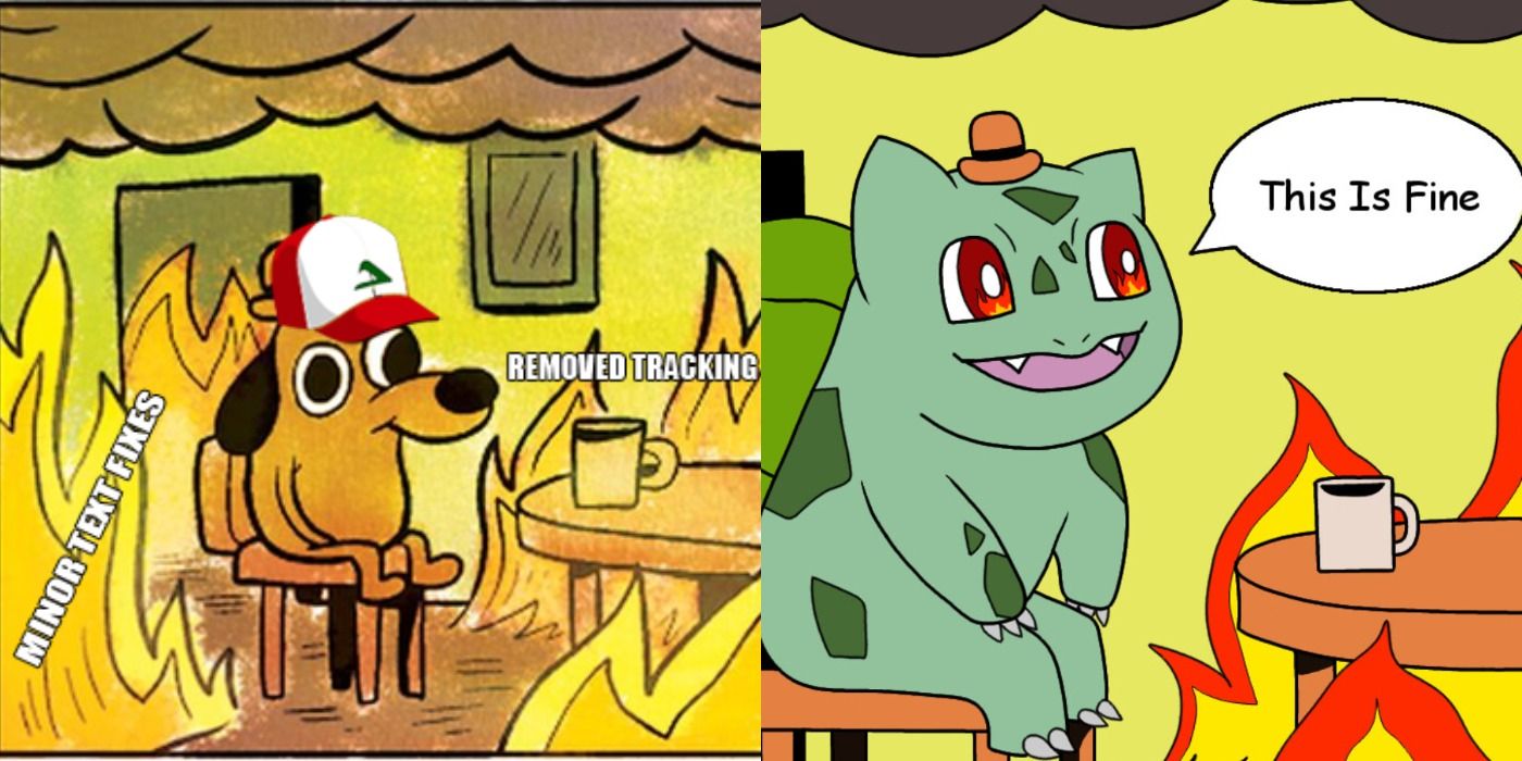 Pokemon 10 This Is Fine Memes That Are Too Funny Screenrant