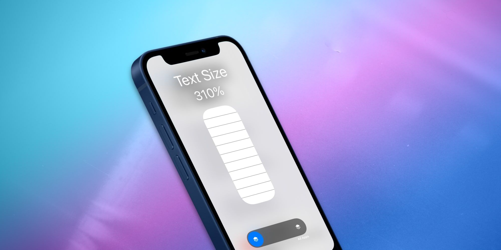 make text smaller on iphone