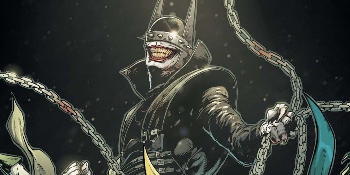 Batman Who Laughs laughing