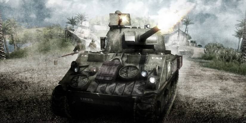 Um tanque visto em Batlfield 1943