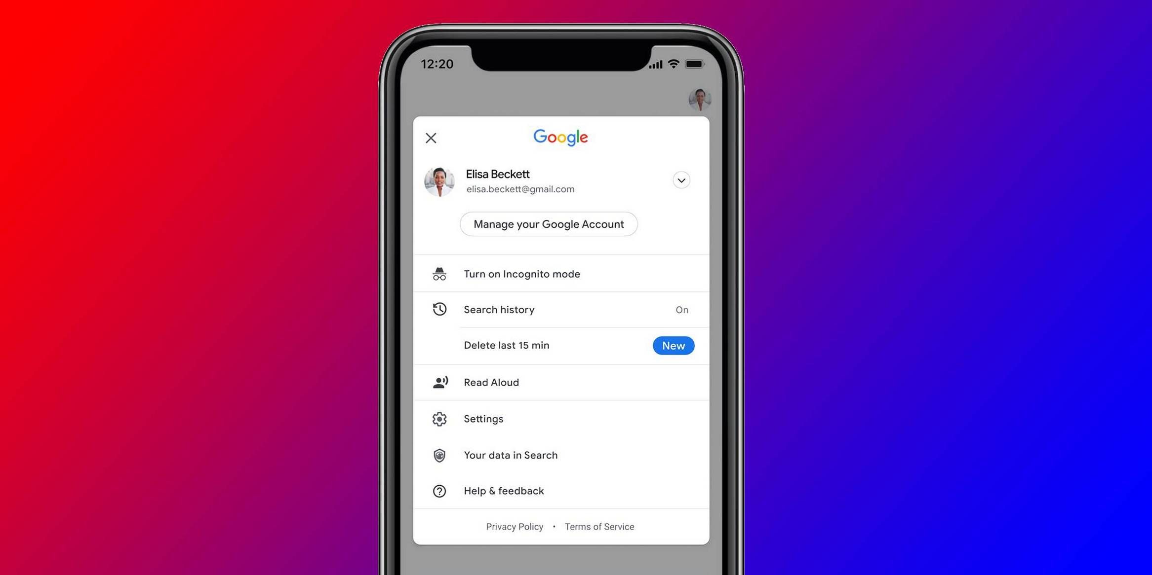Google Lets iPhone Users Delete Search History With Just Two Taps