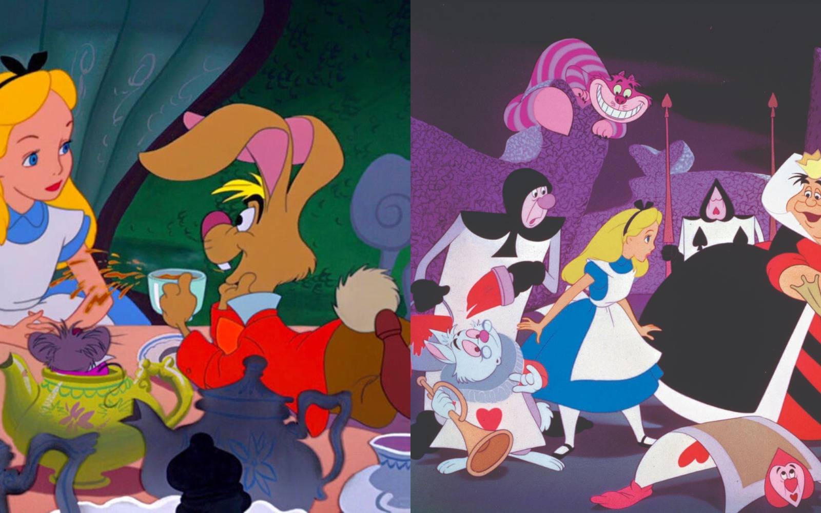 Scenes From Alice In Wonderland Cartoon Alice In Wonderland 1951 Mad